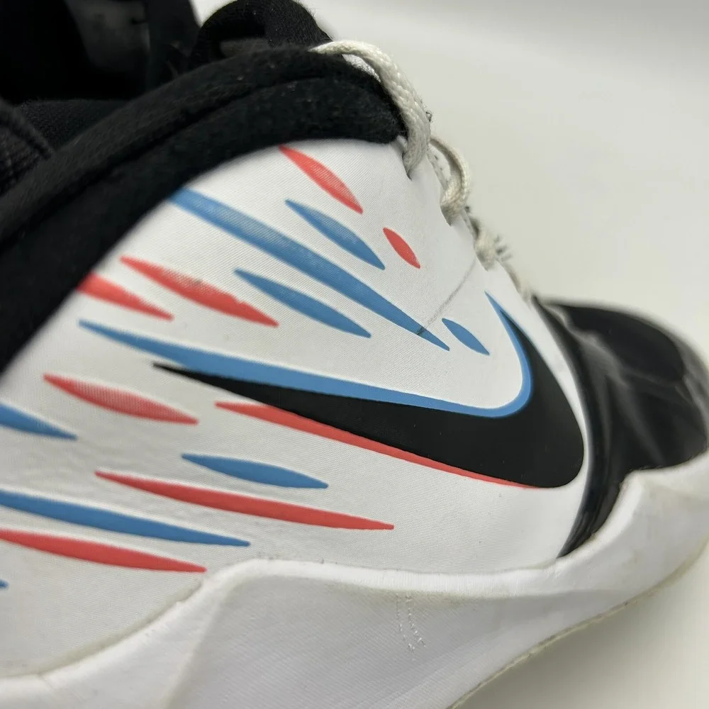 Nike Sneakers Boys 5 Y Team Hustle Basketball Shoes Black White Multi CV8970-001